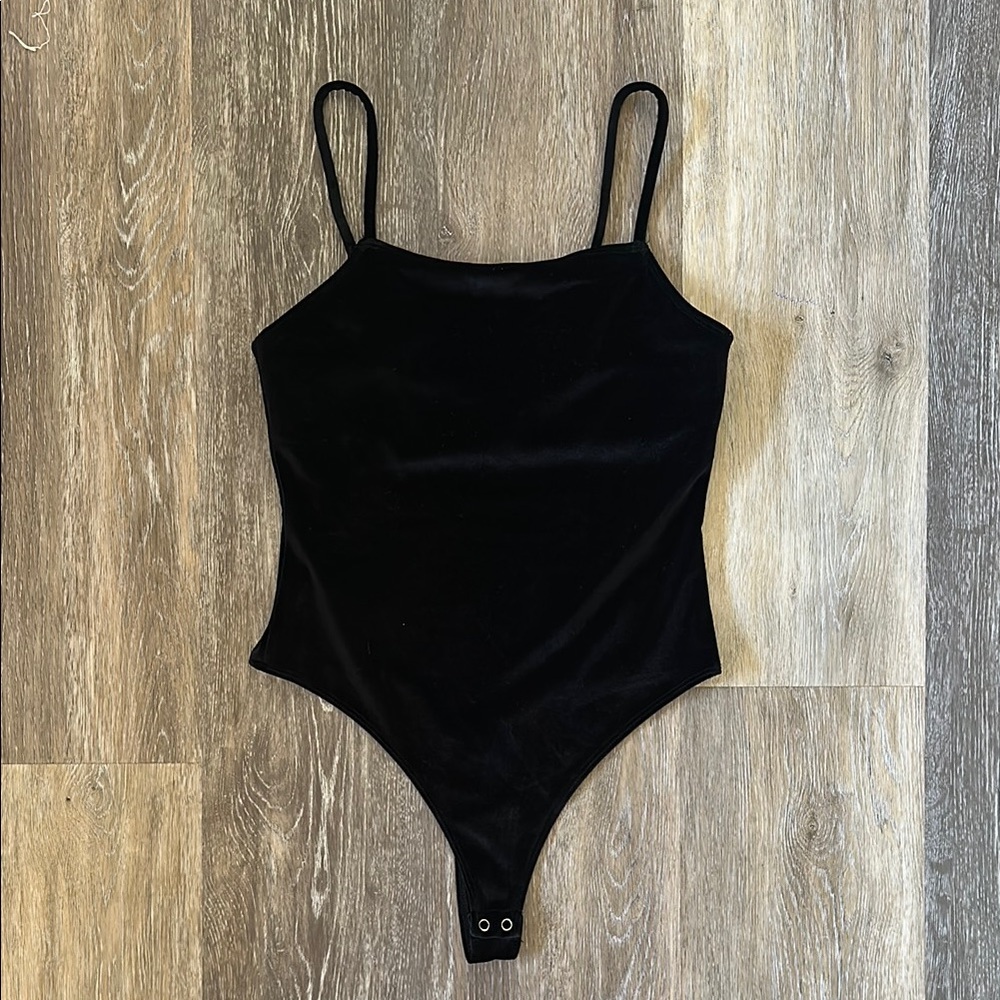 Black Velvet Bodysuit
